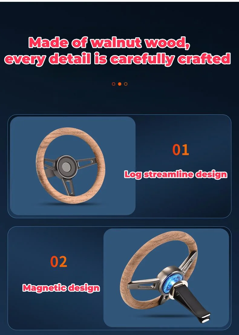 Car retro walnut car aromatherapy