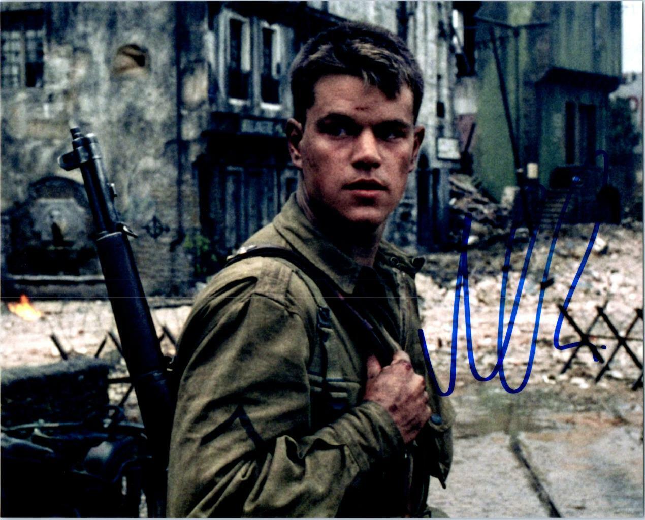 Matt Damon signed 8x10 Photo Poster painting picture autographed good looking plus COA