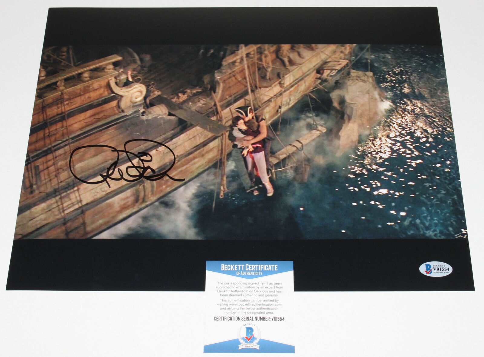 RANDELL WIDNER SIGNED THE GOONIES STUNT SLOTH 11x14 Photo Poster painting ACTOR BECKETT BAS COA