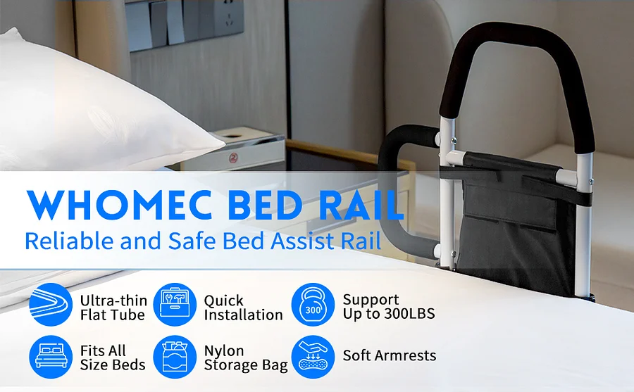 Bed Assist Rail by the bed