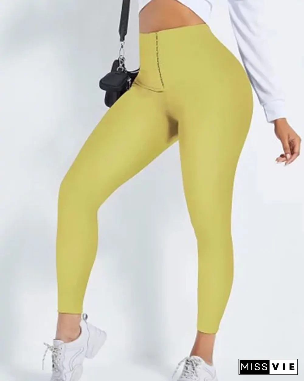 Seamless Waist Cicher Shapewear Sports Leggings