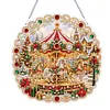 XMAS DIY Acrylic Special Shape Diamond Painting Hanging Pendant Hanging Kit