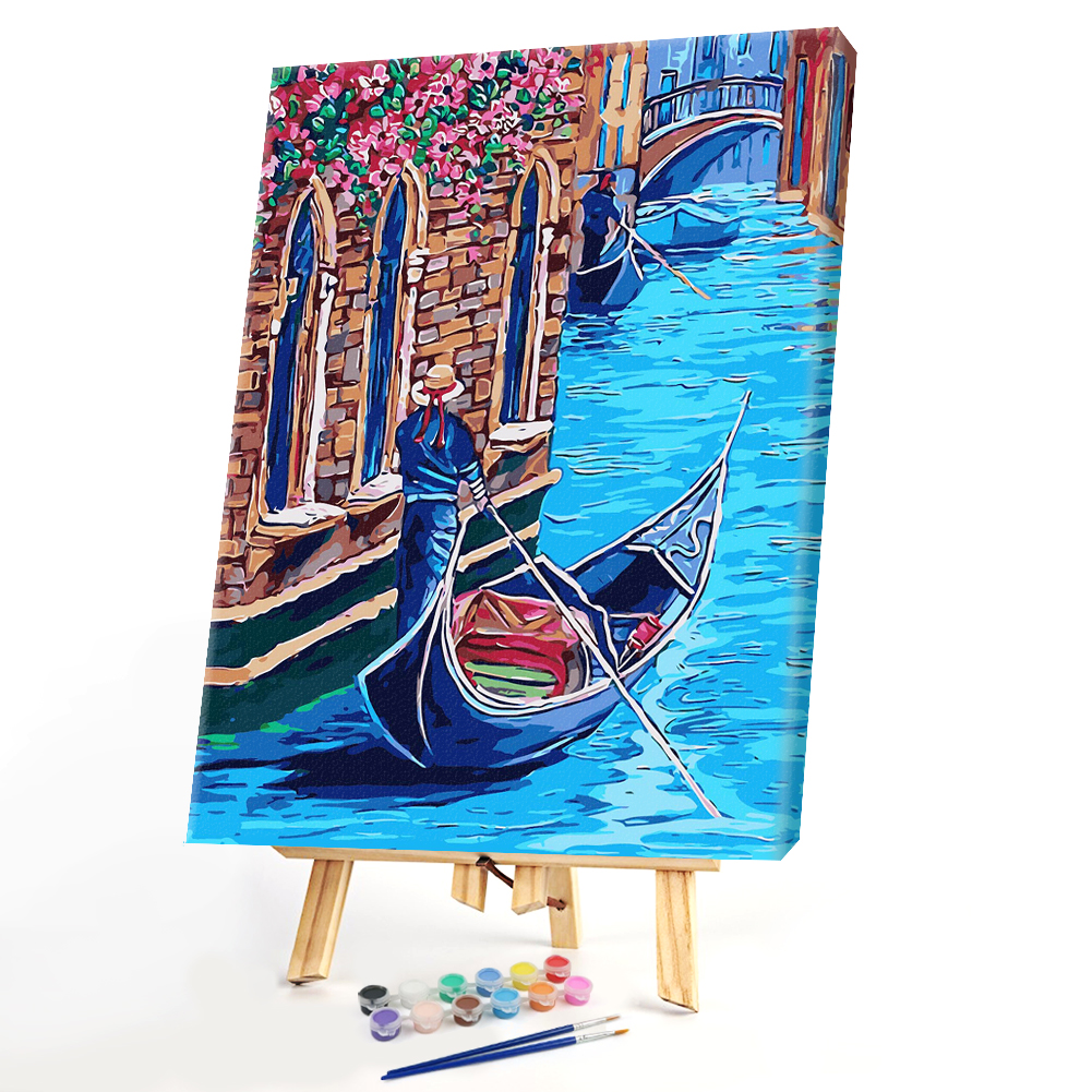 

40*50CM Paint By Numbers-Small Boat, 501 Original