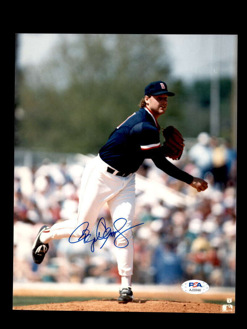 Roger Clemens PSA DNA Coa Signed 8x10 Photo Poster painting Red Sox Autograph