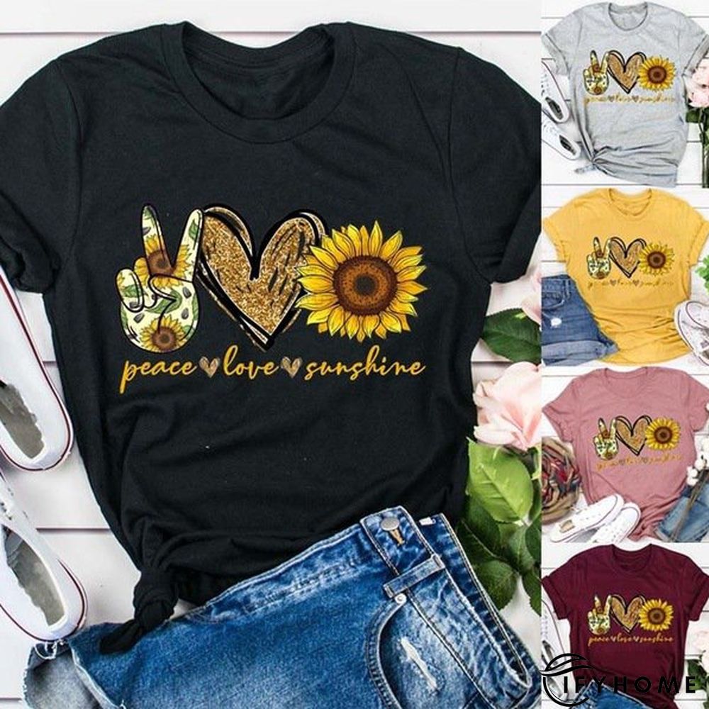 Casual Fit Crew Neck T-shirt | IFYHOME