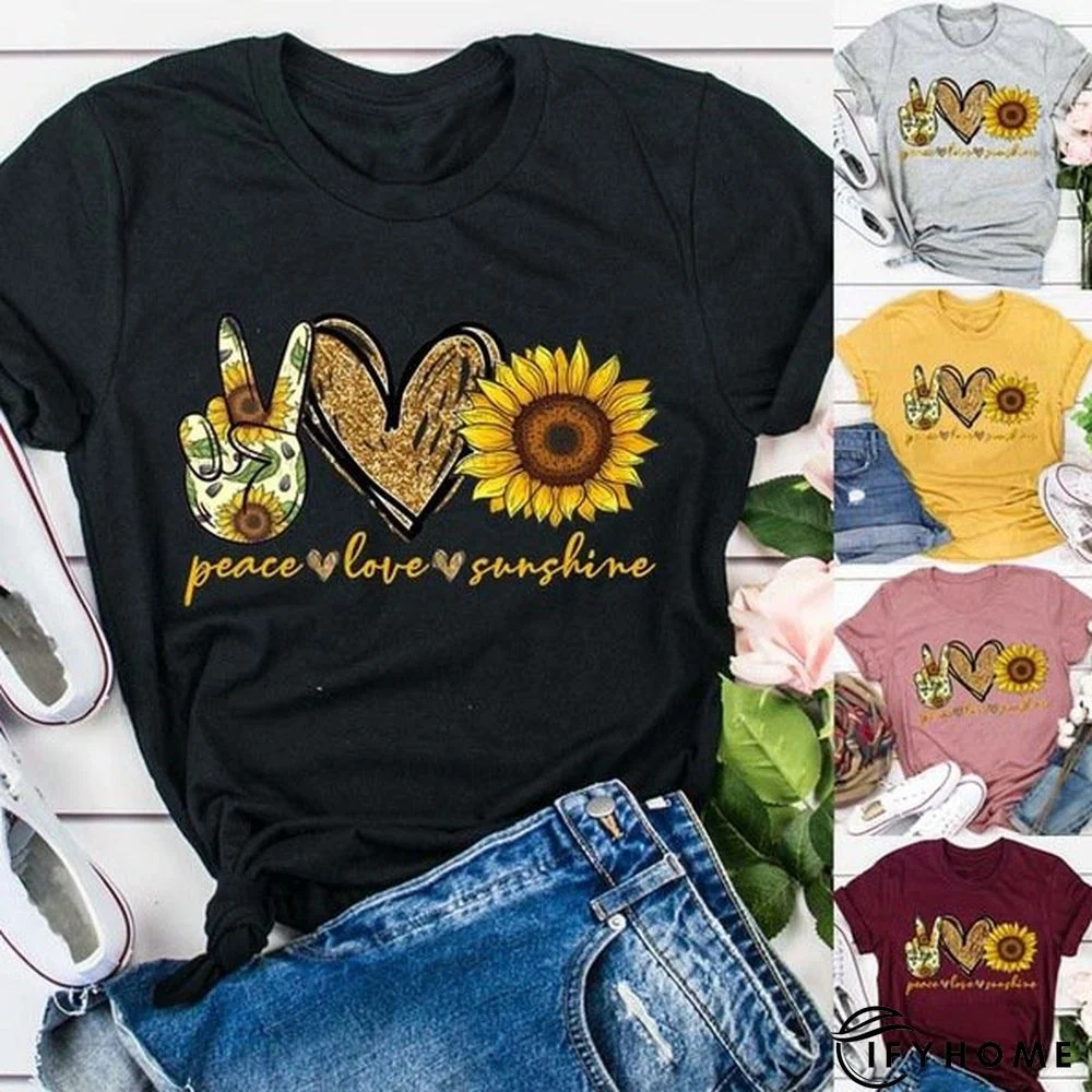 Casual Fit Crew Neck T-shirt | IFYHOME