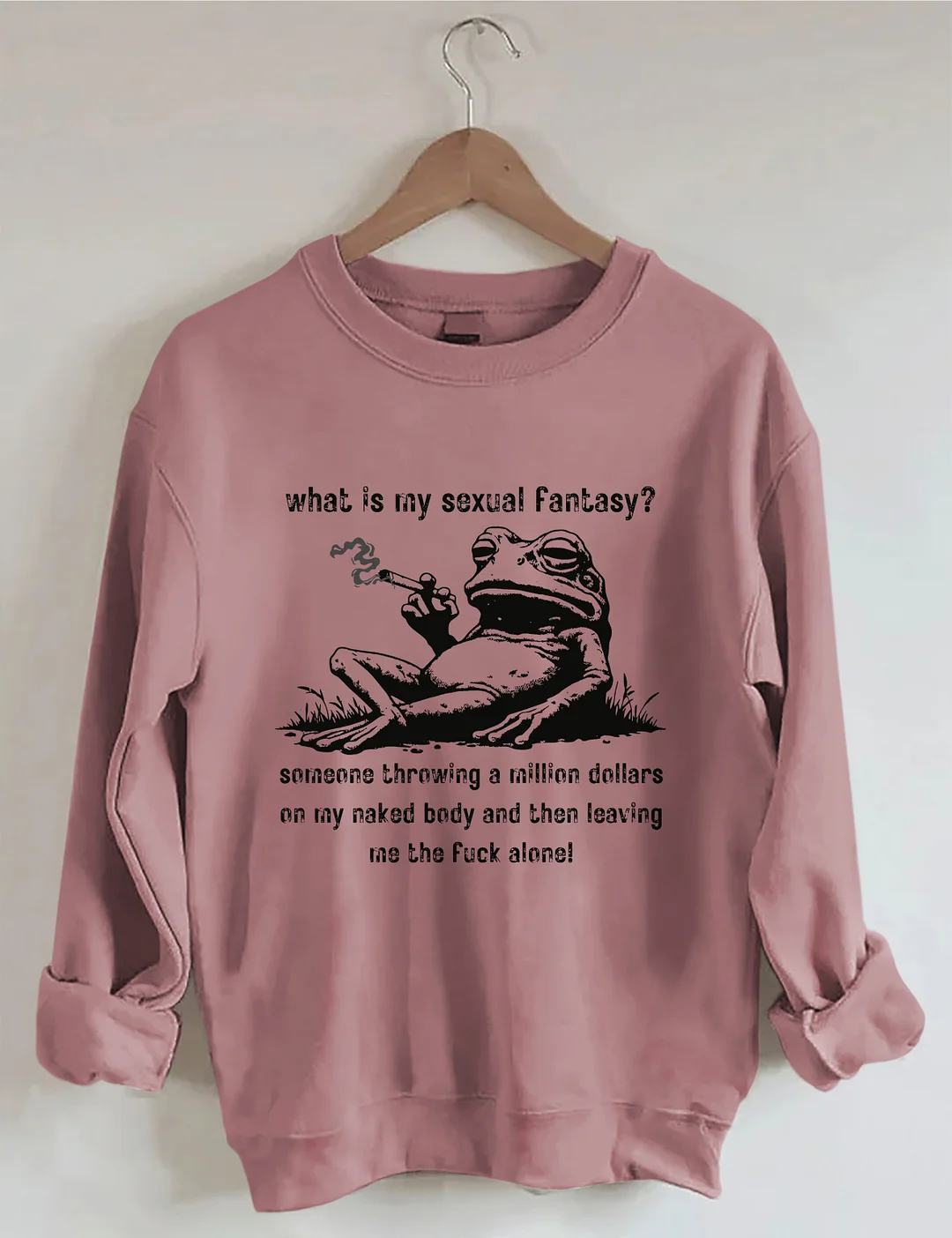 Funny Frog Graphic Sweatshirt