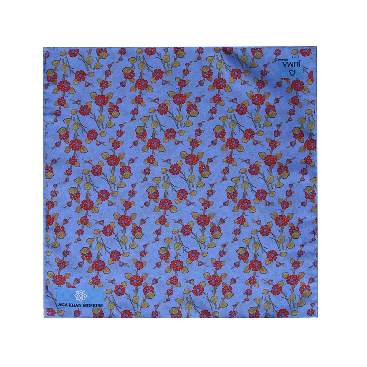 AGA KHAN MUSEUM X JUMA Shahnameh Pocket Square - 2 Recycled Water Bottles - Blue