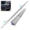 [US Local Warehouse] Heavy Duty Drawer Slides 3-Fold Guide Rail with Lock Full Extension Ball Bearing Rails 300 Lbs Drawer Slides for RV Truck Mechanical Cabinet