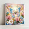 (Pre-Framed)Flower Love-Special Shape Diamond Painting Kit(25x25cm)