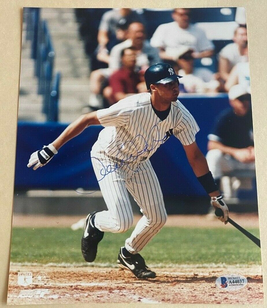 Derek Jeter signed autographed 8x10 Photo Poster painting Yankees Hall of Fame Beckett COA