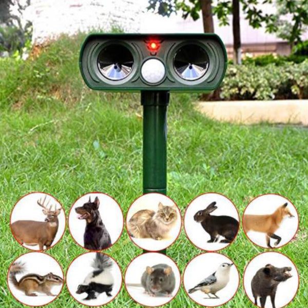 Solar Power Ultrasonic Animal Pest Repeller
