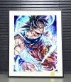 Ultra Instinct Goku Decorative Painting - Dragon Ball - H-TWO Studio
