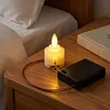 Flameless LED Tea Lights Candles with Battery Box Realistic Flame Effect LED Candles for Fireplace Mantel Dinner Wedding Party (2Pcs)