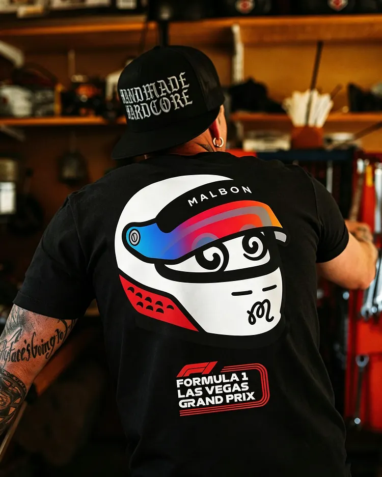 Malbon, Formula 1 las vegas grand prixPrinted Men's T-shirt