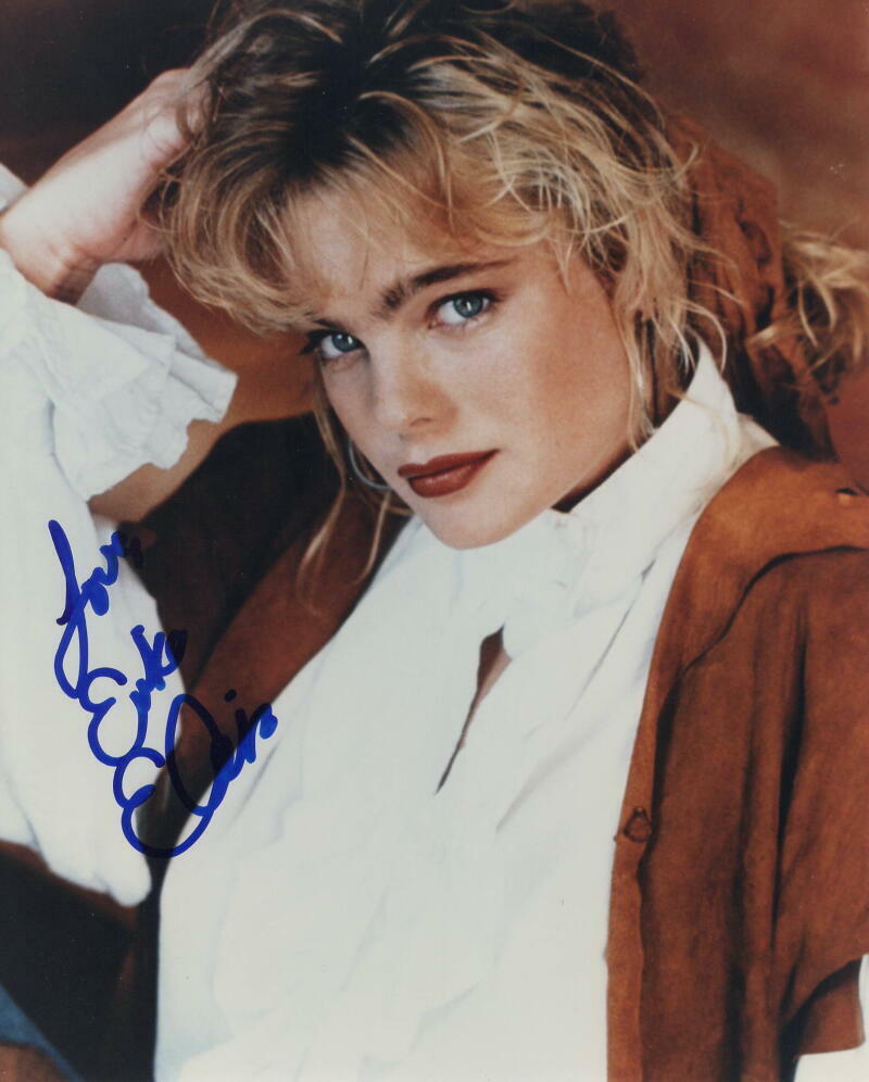 ERIKA ELENIAK SIGNED AUTOGRAPH 8X10 Photo Poster painting - PLAYBOY PLAYMATE, BAYWATCH BABE RARE