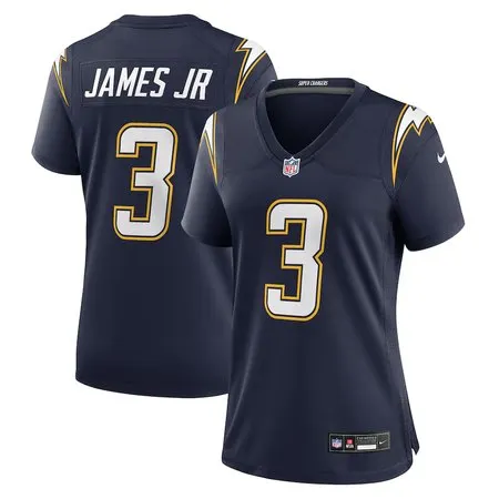 Women's Los Angeles Chargers #3 Derwin James Jr.  Navy Alternate Super Chargers Game Jersey
