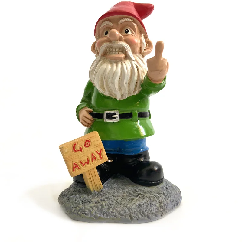 Garden Decorative Dwarf Model Resin Crafts Micro-Landscape Garden Statues
