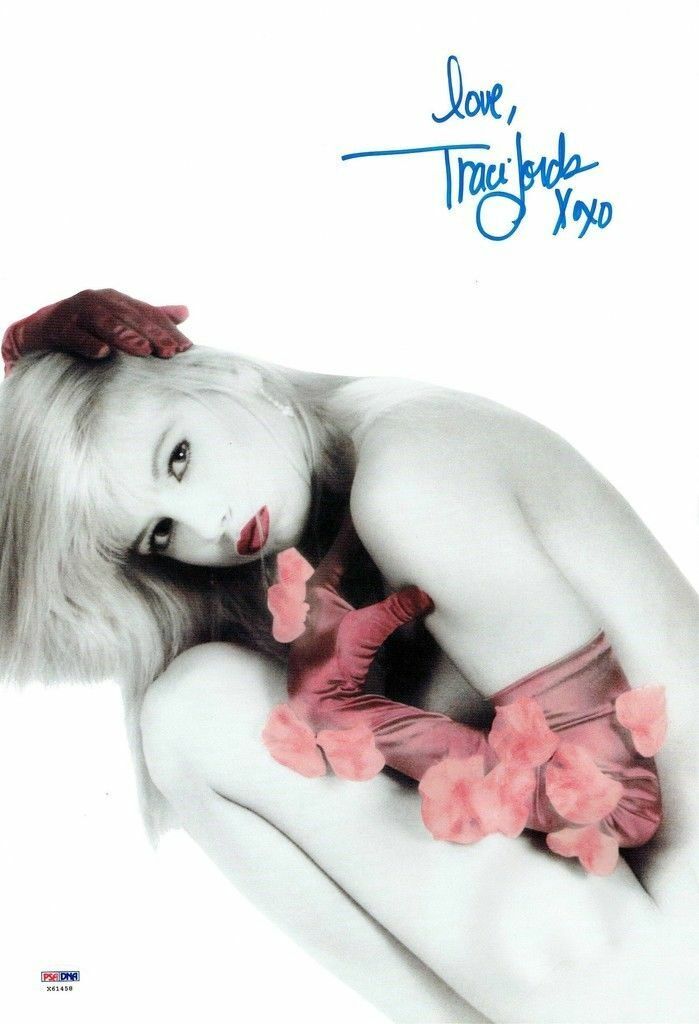 Traci Lords Signed Sexy Calendar Shoot Autographed 11x17 Photo Poster painting PSA/DNA #X61458