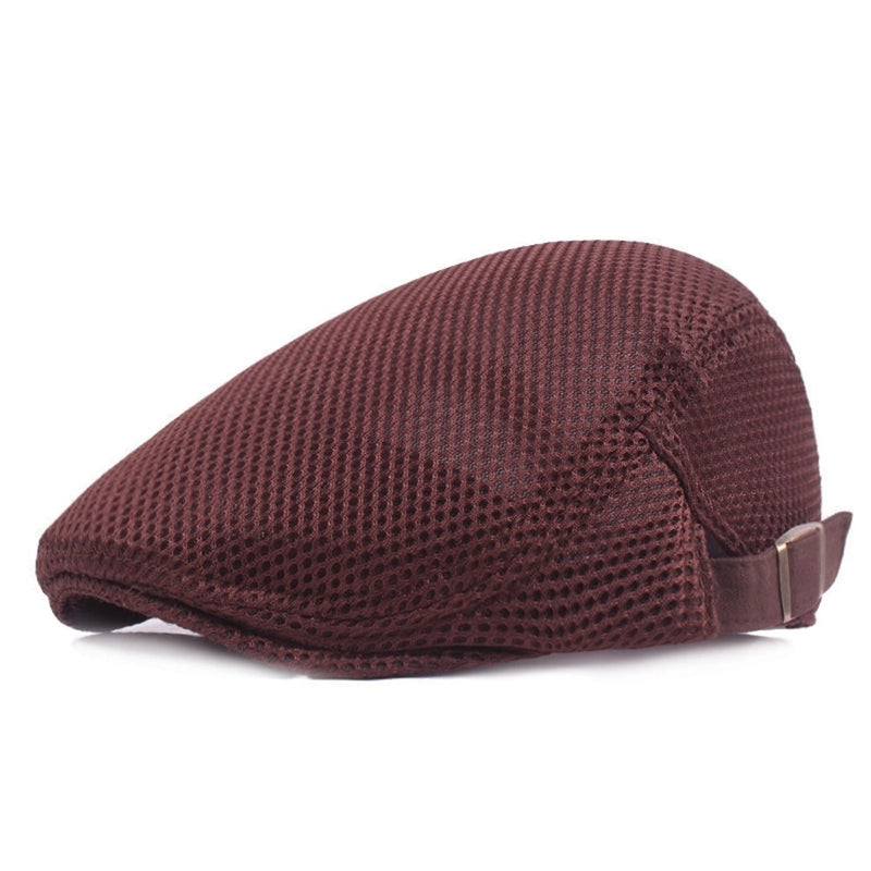 Unisex Minimalist Solid Color Flat Eaves Beret Hat
