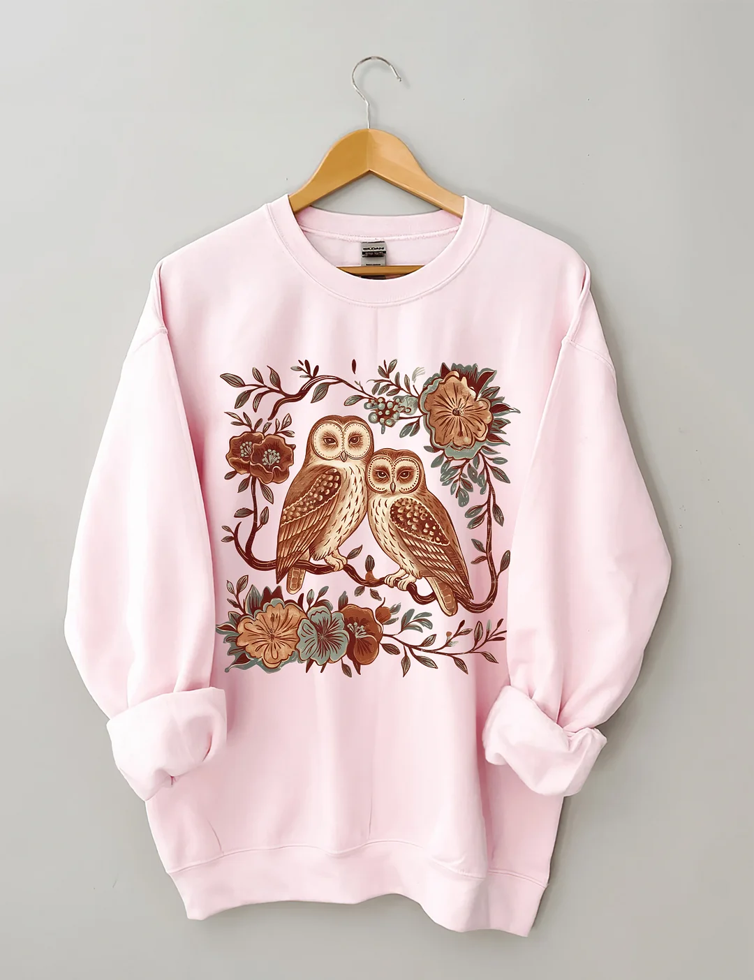 Floral & Owl Sweatshirt