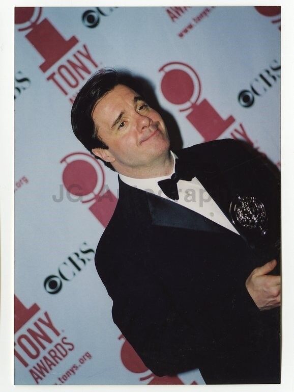 Nathan Lane - Original Candid Snapshot Photo Poster painting by Peter Warrack