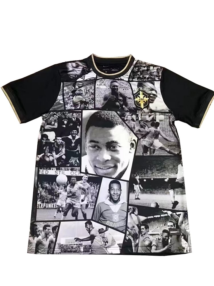 Maillot Brésil Pelé Édition Spéciale Commémorative 2022/2023 Noir