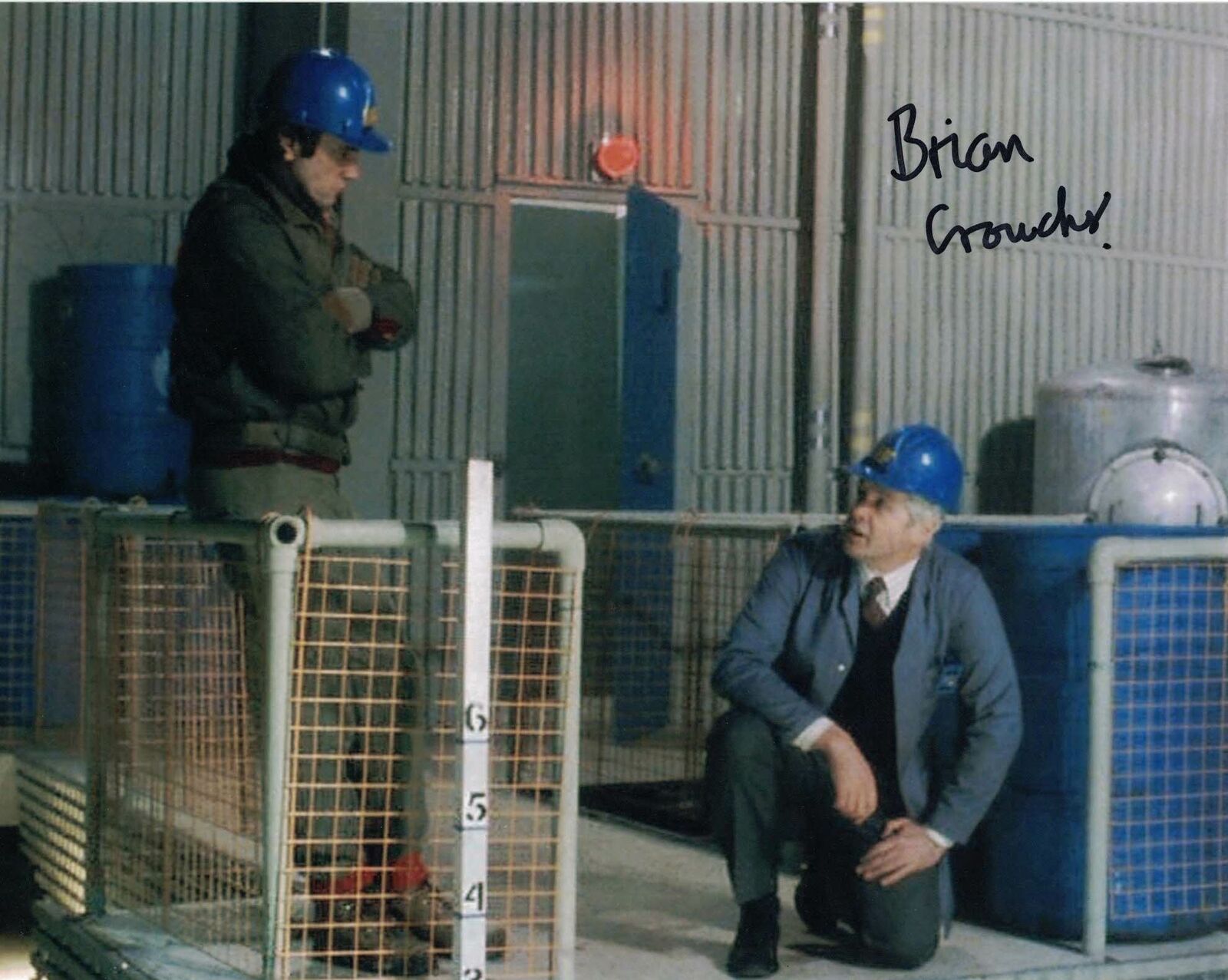 BRIAN CROUCHER - Connors in Edge of Darkness hand signed Photo Poster painting