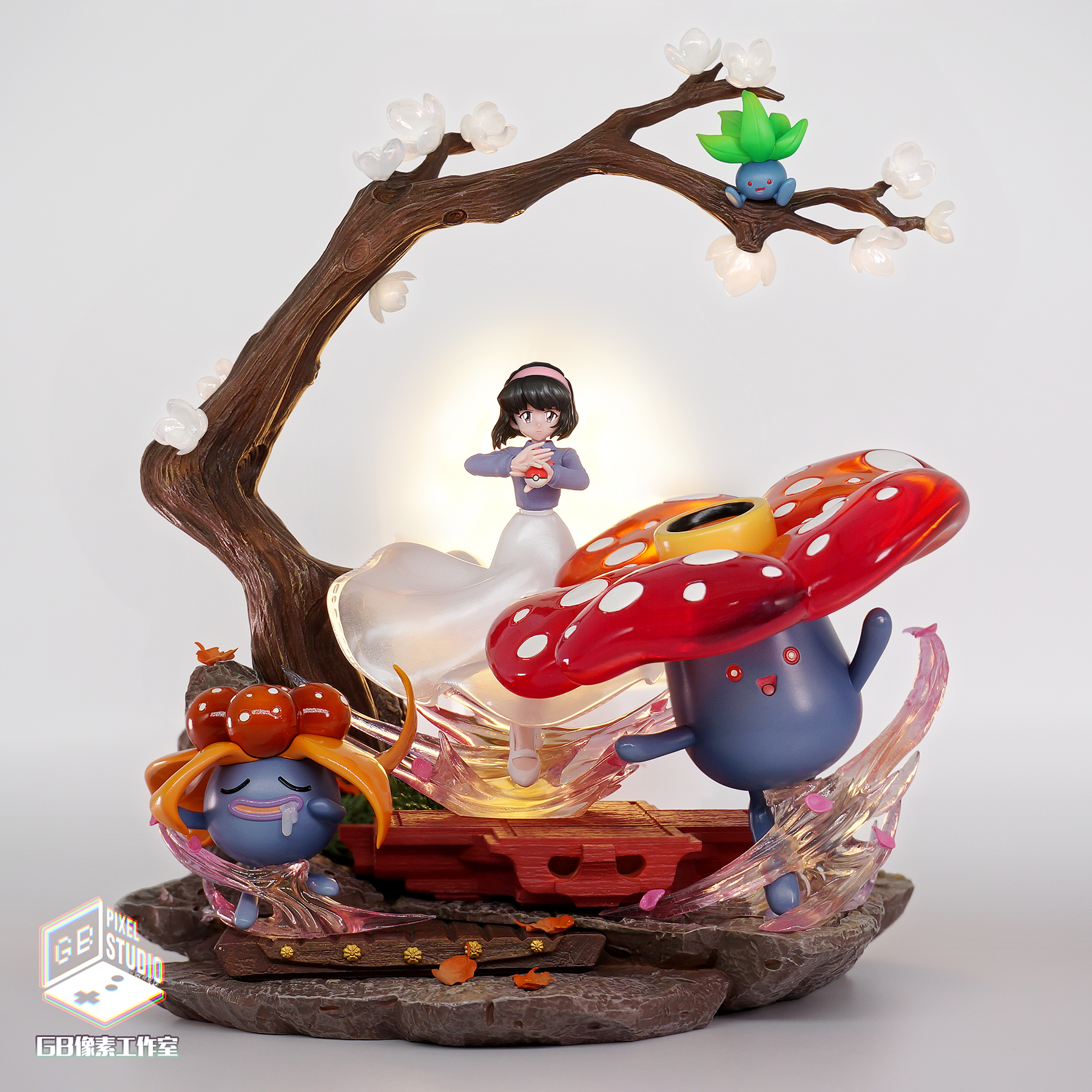 GB PIXEL Studio - Pokémon 1/20 Scale Figure Collection Erika Flower Dance & Vileplume Set-