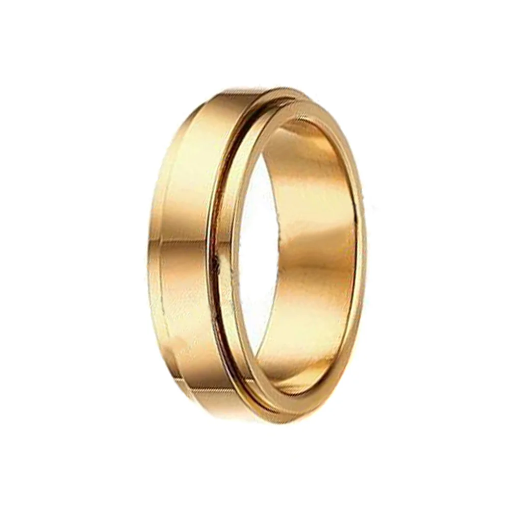 6MM 8MM Gold Tungsten Carbide Rings Couple Engagement Wedding Polished Finished