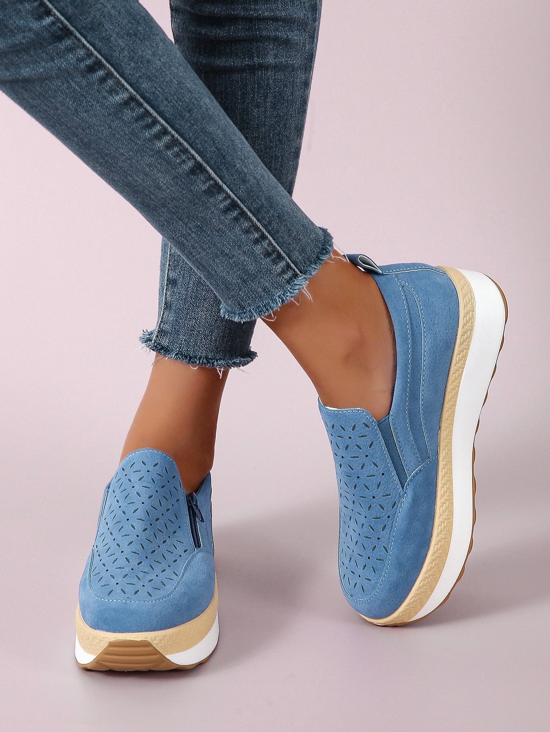 Women's Daily Leisure Home Work Plain Color Comfortable Casual Shoes