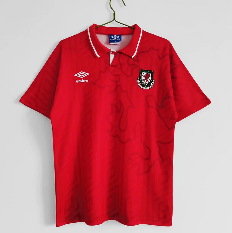 1992/94 Wales home retro jersey 1:1 Thai quality