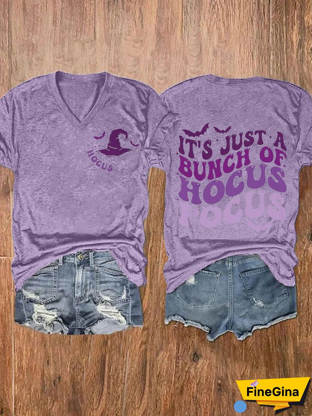 Women's Halloween Print Casual T-Shirt