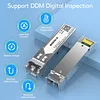 1.25G SFP 1000Base-SX Multimode LC Fiber Transceiver, 850nm MMF, 550m, for Cisco GLC-SX-MMD/SFP-GE-S, Meraki MA-SFP-1GB-SX, Fortinet, Ubiquiti UniFi UF-MM-1G, Mikrotik, TP-Link