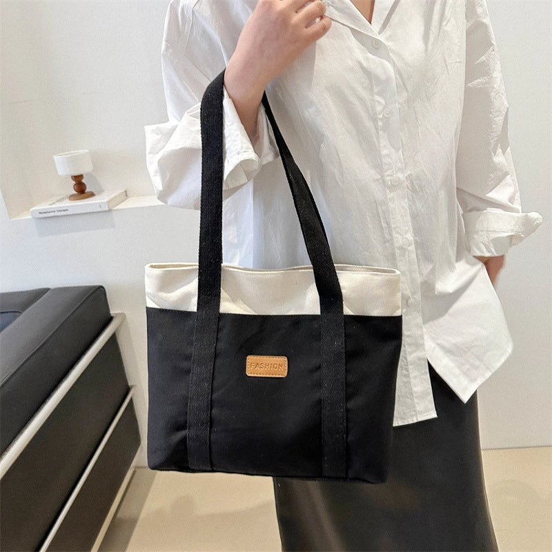 New Spring New Xiaoqing New Wide Shoulder Strap Handbag Casual Beautiful Shoulder Bag Large Capacity Women’s Bag