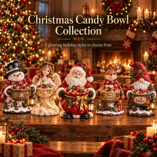 Christmas Candy Bowl Gift