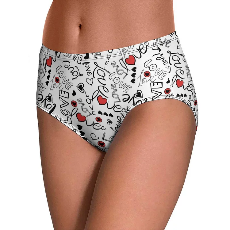 Women's Underwear Love  customized, personalized, gift