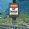Dog Warning- Vintage Metal Signs(12*16Inch)
