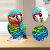 5D DIY Special Shape Diamond Painting Acrylic Desk Ornament Parrot Decor Kit