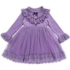 Kid Girls Dress Princess Mesh Ruffle Party Dresses