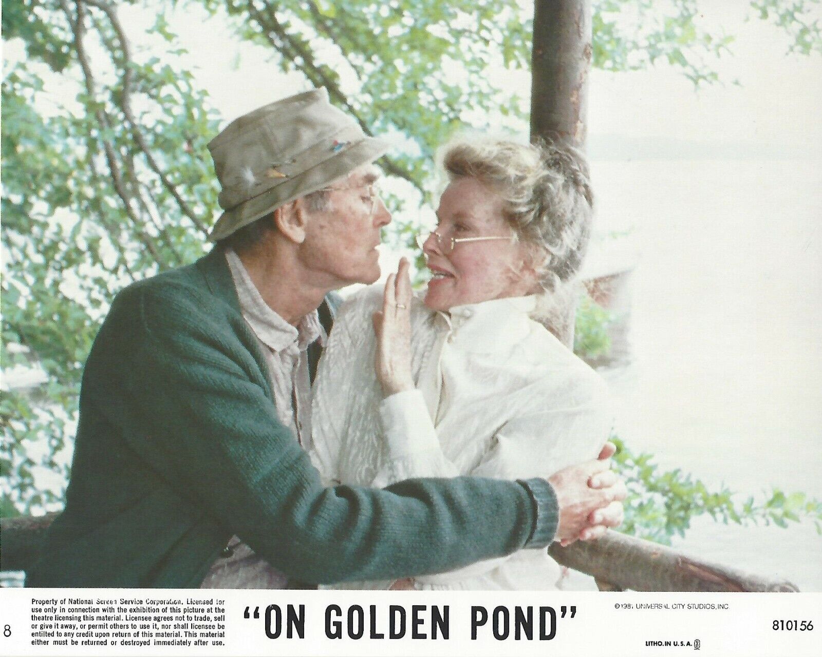 On Golden Pond Original 8x10 Lobby Card Poster 1981 Photo Poster painting #8 Henry Katharine