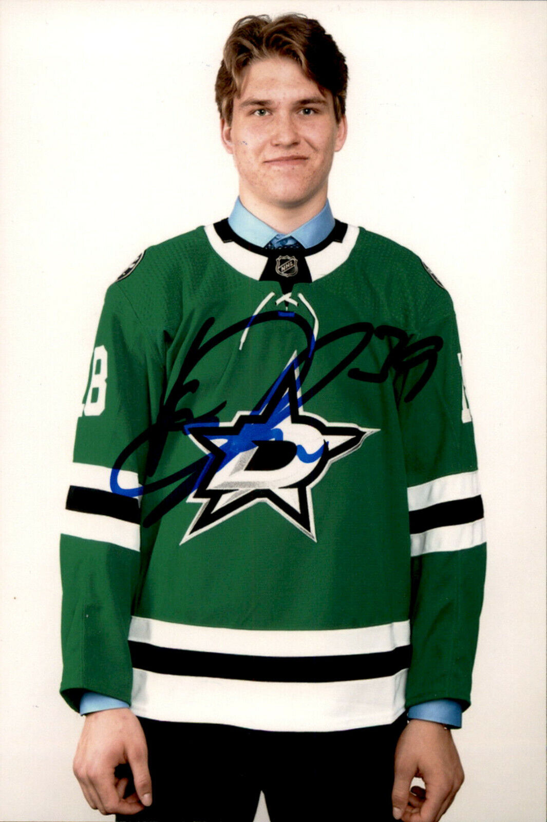 Curtis Douglas SIGNED 4x6 Photo Poster painting DALLAS STARS