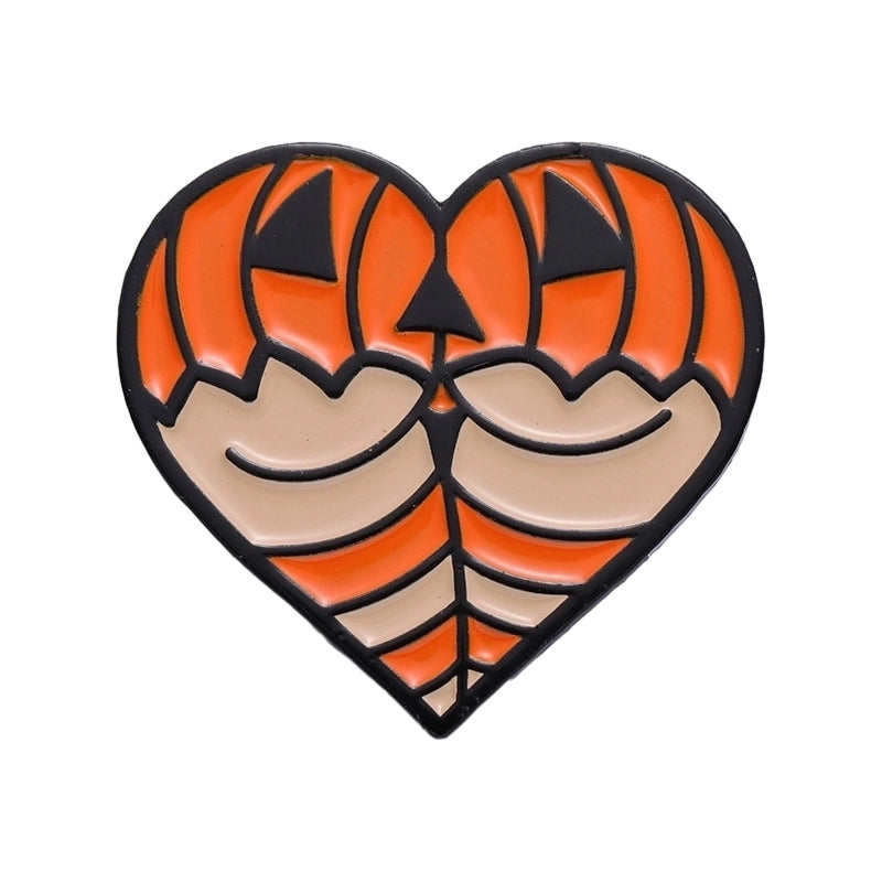 Cute Pin Letter Heart Shape Alloy Stoving Varnish Unisex Brooches