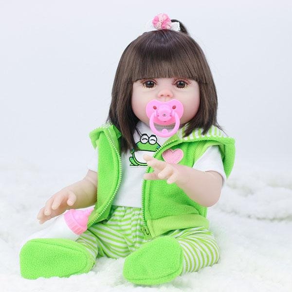 22" Little Alisa Reborn Doll Girl with Drink and Wet System - rebornshoppe