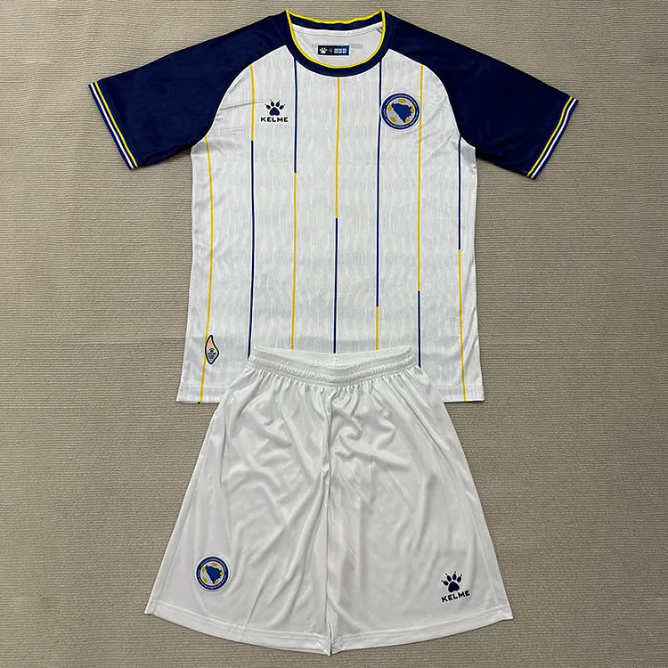 Kids Bosnia and Herzegovina 2026 World Cup Away Football Jersey 1:1 Thai Quality