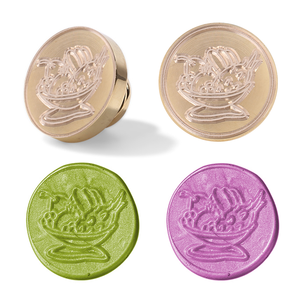 

25MM Vegetable Sealing Wax Stamp Head, 501 Original