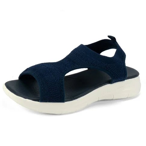 Yyvonne Autumn Fish Head Casual Sleeve Fashion Sandals Low Heel Women's Shoes Production Of Large-Size Sports Casual Shoes