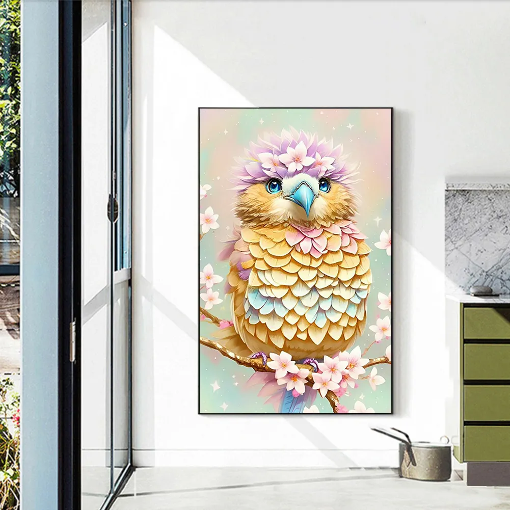 Full Round Diamond Painting 30*50cm - Owl