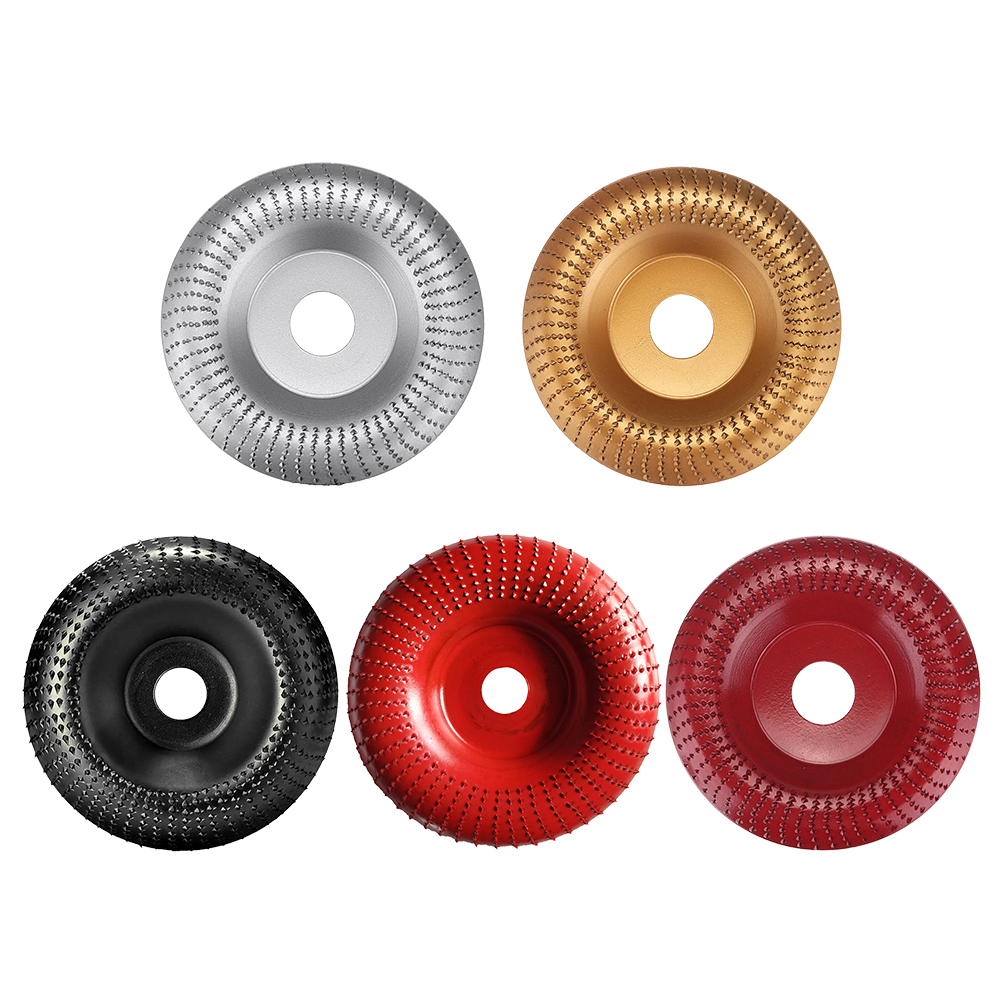 

22mm Bore Round Wood Angle Grinder Grinding Wheel Rotary Tool Abrasive Disc, Red, 501 Original