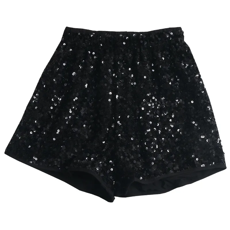 Churchf The Details Are Good, There Are Libu Lililiang Shorts High Waist Broad Leg Trousers Tight Waist Leisure Light Skin Hot Pants 9915
